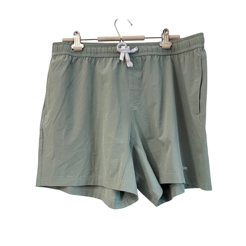 Bamboo Ave Teal Lightweight Athleisure Gym Running Shorts Mens Size 2XLarge